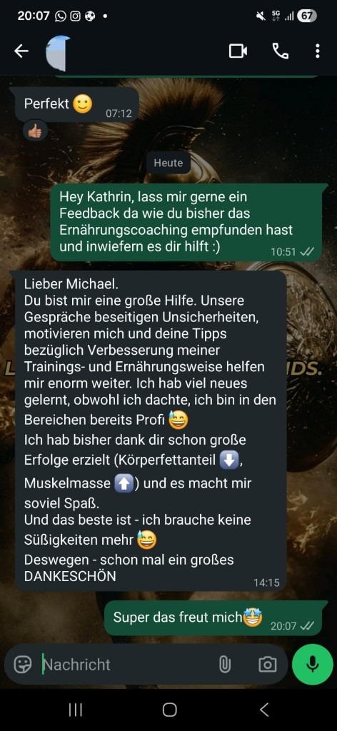 WhatsApp Kundenfeedback – anonymisiert 4