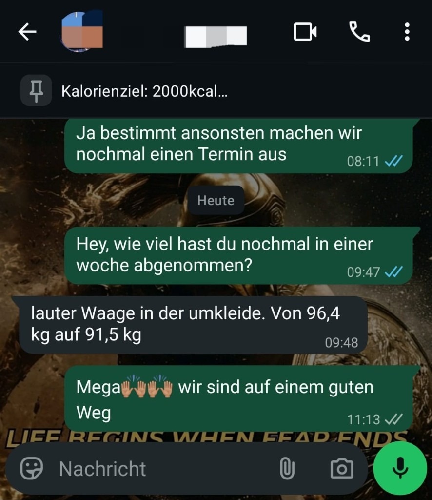 WhatsApp Kundenfeedback – anonymisiert 9